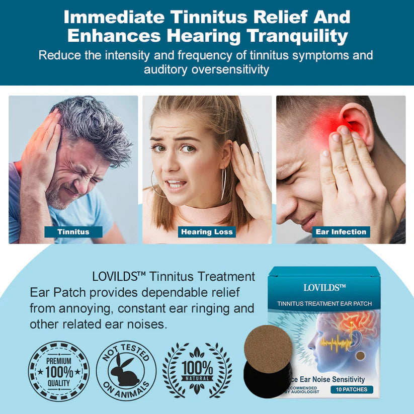 Ear Hearing Aid Tinnitus Hearing Aid Tinnitus Relief Patch (10 Pcs)